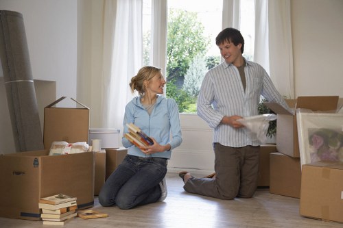 Professional removals vehicle supporting a London relocation