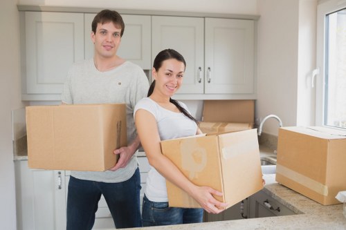 Careful handling of furniture in a Wapping apartment with stairs and lift access